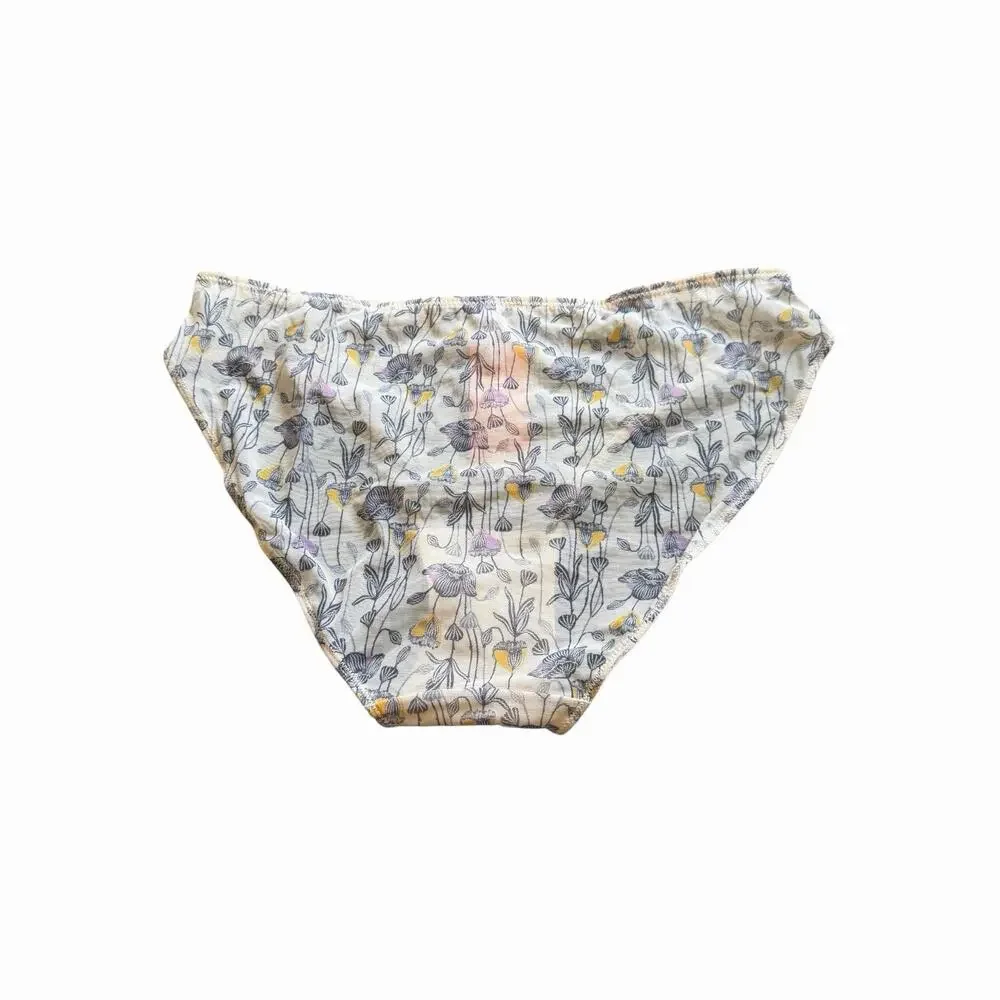 ThirdLove Floral Bikini Panty Size Medium NWT Soft Stretch Brief Underwear